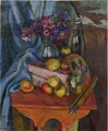 Composition aux fruits et à la palette